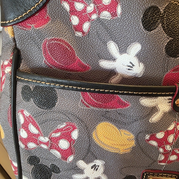 Dooney & Bourke Disney Mickey Crossbody Bag - Black and Red - Picture 3 of 12